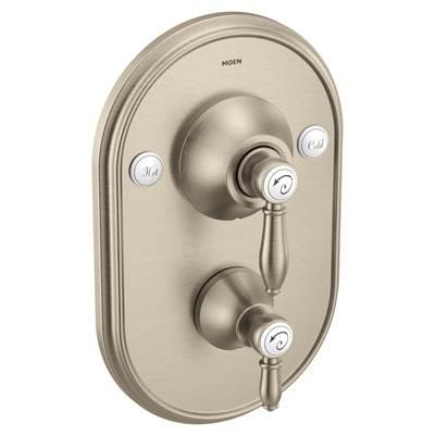 Moen Weymouth Posi-Temp with Built-in 3-Function Transfer Valve Trim Kit, Valve Required, Brushed Nickel by Moen