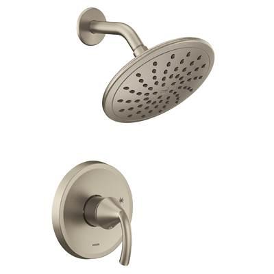 Moen Glyde M-CORE 2-Series Eco Performance 1-Handle Shower Trim Kit in Brushed Nickel (Valve Sold Separately) by Moen