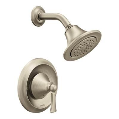 Moen Wynford Single-Handle 1-Spray Posi-Temp Shower Faucet Trim Kit in Brushed Nickel (Valve Sold Separately) by Moen