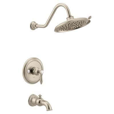 Moen Weymouth M-CORE 3-Series 1-Handle Eco-Performance Tub and Shower Trim Kit in Brushed Nickel (Valve Sold Separately) by Moen