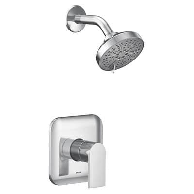 Moen Genta M-CORE 2-Series Eco Performance 1-Handle Shower Trim Kit in Chrome (Valve Sold Separately)