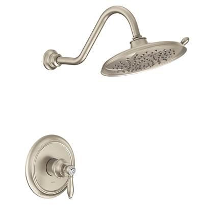 Moen Weymouth M-CORE 2-Series Eco Performance 1-Handle Shower Trim Kit in Brushed Nickel (Valve Sold Separately) by Moen