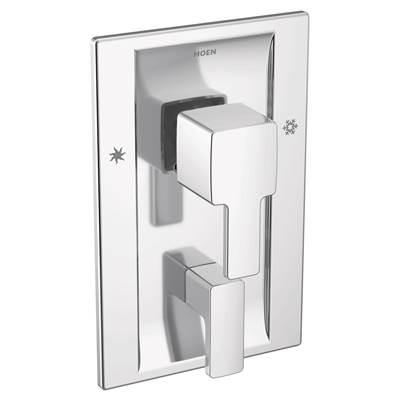 90 Degree Posi-Temp with Built-in 3-Function Transfer Valve Trim Kit, Valve Required, Chrome by Moen
