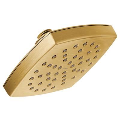 Moen Voss 6'' Single-Function Eco-Performance Rainshower Showerhead with Immersion Technology, Brushed Gold by Moen