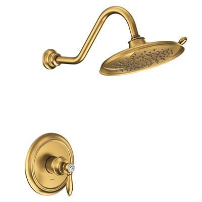 Moen Weymouth M-CORE 2-Series Eco Performance 1-Handle Shower Trim Kit in Brushed Gold (Valve Sold Separately) by Moen
