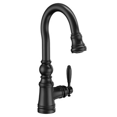 Moen Weymouth 1-Handle Bar Facuet in Matte Black by Moen