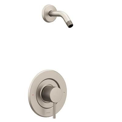 Align Posi-Temp Pressure Balancing Modern Shower Trim Kit without Showerhead Valve Required, Brushed Nickel by Moen
