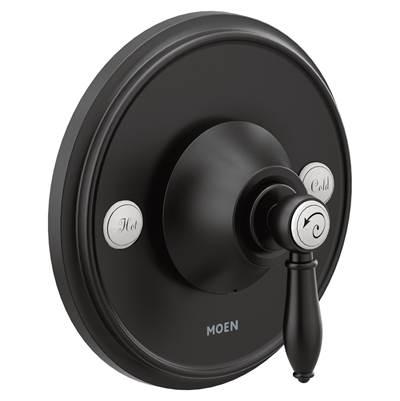 Moen Weymouth 1-Handle Posi-Temp Valve Trim Kit in Matte Black (Valve Sold Separately) by Moen