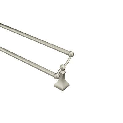 Moen Brushed Nickel 24'' Double Towel Bar