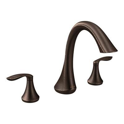Moen Eva 2-Handle Deck-Mount Roman Tub Faucet Trim Kit in Oil-Rubbed Bronze (Valve Sold Separately) - Oil Rubbed Bronze by Moen