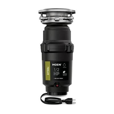 Moen Prep Series 1/2HP Garbage Disposal with Fast Track Install - Unfinished by Moen