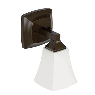 Moen Oil Rubbed Bronze One Globe Bath Light by Moen