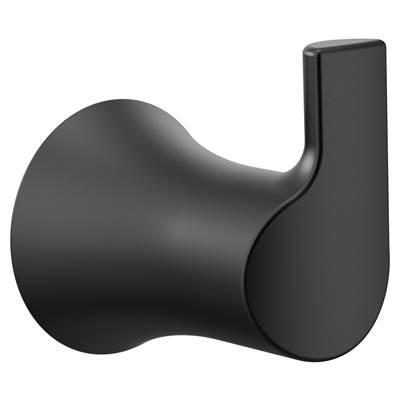 Moen Matte Black Single Robe Hook by Moen