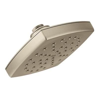 Moen Voss 6'' Single-Function Rainshower Showerhead with Immersion Technology at 2.5 GPM Flow Rate, Brushed Nickel by Moen