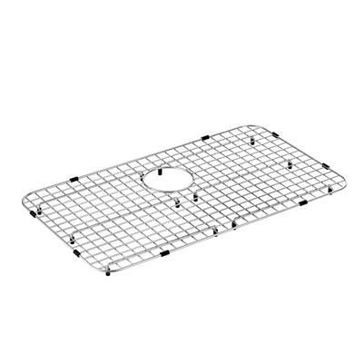 Moen Stainless Steel Rear Drain Bottom Grid Sink Accessory 27 x 16, Stainless by Moen