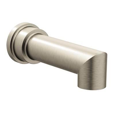 Arris 1/2-Inch Slip Fit Connection Non-Diverting Tub Spout, Brushed Nickel by Moen