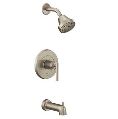 Gibson M-CORE 2-Series Eco Performance 1-Handle Tub and Shower Trim Kit in Brushed Nickel (Valve Sold Separately)