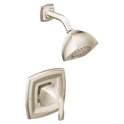 Moen Voss Posi-Temp 1-Handle 1-Spray Shower Faucet Trim Kit in Polished Nickel (Valve Sold Separately) by Moen