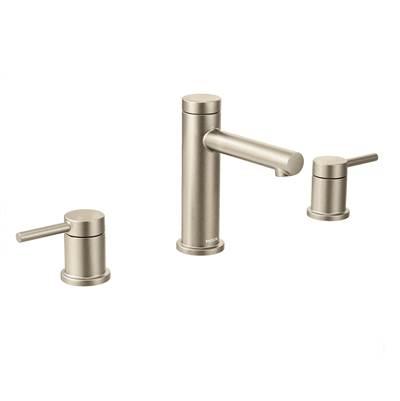 Align 8 in. Widespread 2-Handle Bathroom Faucet Trim Kit in Brushed Nickel (Valve Sold Separately) by Moen
