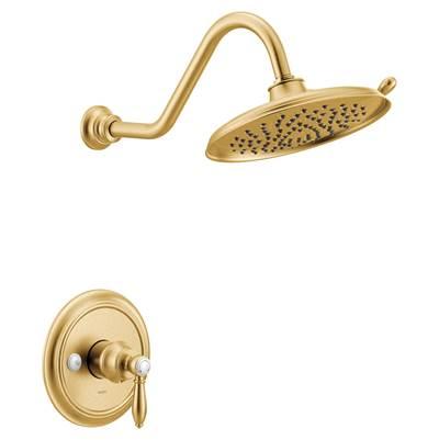 Moen Weymouth M-CORE 3-Series 1-Handle Eco-Performance Shower Trim Kit in Brushed Gold (Valve Sold Separately) by Moen