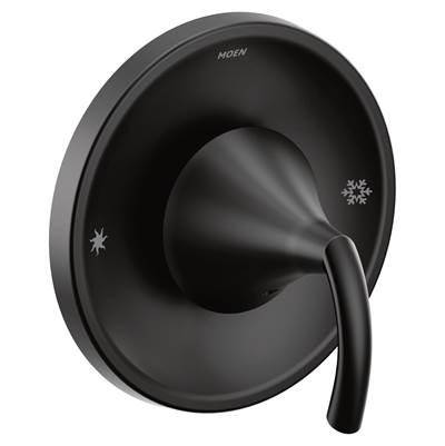 Moen Glyde Single-Handle Posi-Temp Valve Only Trim Kit in Matte Black (Valve Sold Separately) by Moen