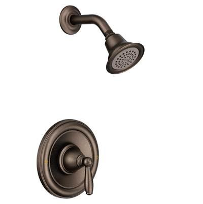 Brantford Posi-Temp Single-Handle 1-Spray Shower Faucet Trim Kit in Oil Rubbed Bronze (Valve Sold Separately) by Moen