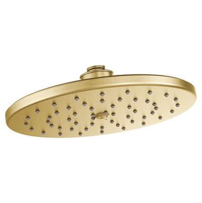 Moen Waterhill 10-Inch Single Function Rainshower Showerhead with Immersion Rainshower Technology, Brushed Gold by Moen