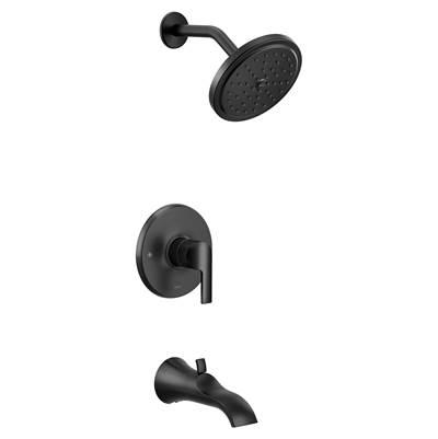Moen Doux M-CORE 3-Series 1-Handle Tub and Shower Trim Kit in Matte Black (Valve Sold Separately) by Moen