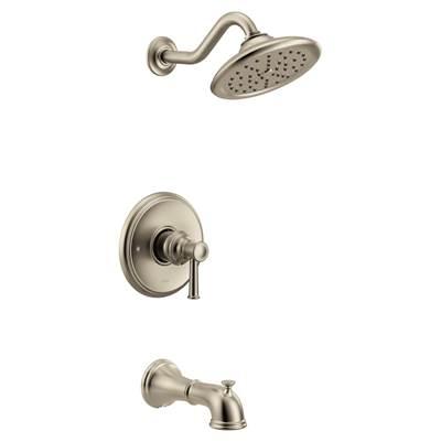 Belfield M-CORE 3-Series 1-Handle Eco-Performance Tub and Shower Trim Kit in Brushed Nickel (Valve Sold Separately) by Moen