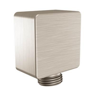Moen Square Drop Ell Handheld Shower Wall Connector, Brushed Nickel by Moen