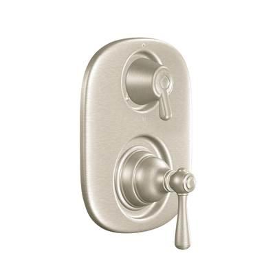 Kingsley Moentrol Shower Valve with 3-Function Integrated Diverter Valve Trim, Valve Required, Brushed Nickel by Moen