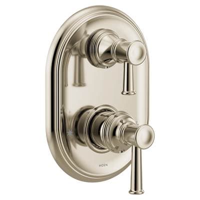 Moen Belfield M-CORE 3-Series 2-Handle Shower Trim with Integrated Transfer Valve in Polished Nickel (Valve Sold Separately) by Moen