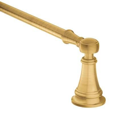 Brushed Gold 18'' Towel Bar by Moen
