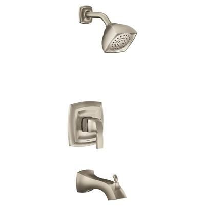 Moen Voss M-CORE 2-Series Eco Performance 1-Handle Tub and Shower Trim Kit in Brushed Nickel (Valve Sold Separately) by Moen