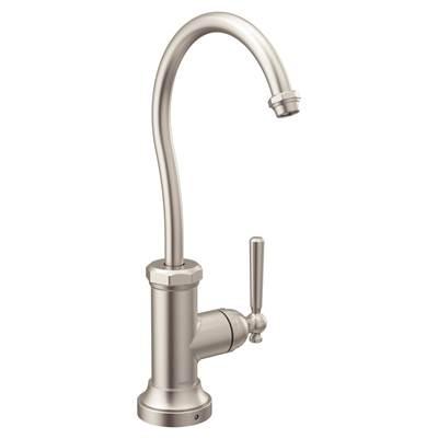 Moen Paterson Sip Industrial Cold Water Kitchen Beverage Faucet with Optional Filtration System, Spot Resist Stainless by Moen