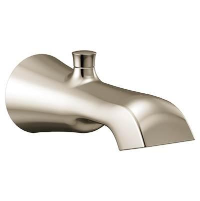 Moen Flara 1/2-Inch Slip Fit Connection Diverter Tub Spout, Polished Nickel by Moen