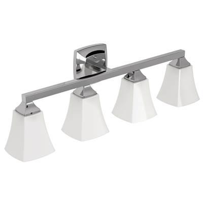 Moen Chrome Four Globe Bath Light by Moen