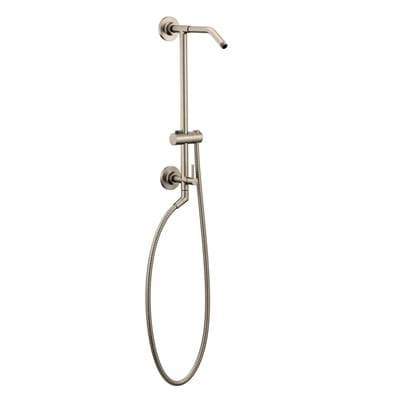 Moen Annex Shower Rail System with 2-Function Diverter in Brushed Nickel (Valve Sold Separately) by Moen