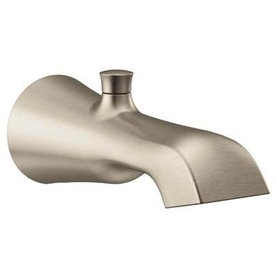 Moen Flara 1/2-Inch Slip Fit Connection Diverter Tub Spout, Brushed Nickel by Moen