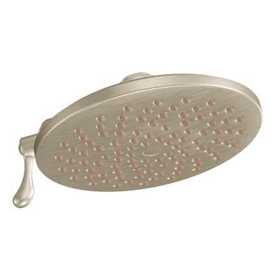 Moen Velocity 8-Inch Eco-Performance Two-Function Rainshower Showerhead with Immersion Technology at 2.0 GPM Flow Rate, Brushed Nickel by Moen