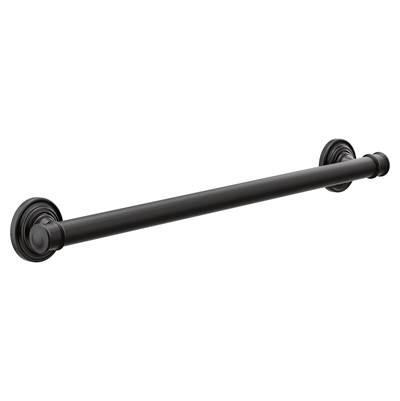 Moen Matte Black 24'' Grab Bar by Moen
