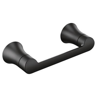 Moen Matte Black Pivoting Paper Holder by Moen