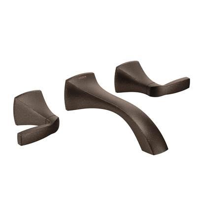 Moen Voss Wall Mount 2-Handle Low-Arc Lavatory Faucet Trim Kit in Oil Rubbed Bronze (Valve Sold Separately) by Moen