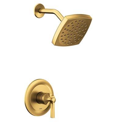 Moen Flara M-CORE 2-Series Eco Performance 1-Handle Shower Trim Kit in Brushed Gold (Valve Sold Separately) by Moen