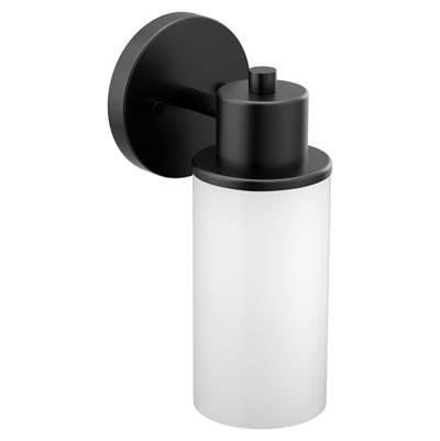 Moen Matte Black One Globe Bath Light by Moen