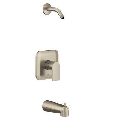 Moen Genta M-CORE 2-Series 1-Handle Tub and Shower Trim Kit in Brushed Nickel (Valve Sold Separately) by Moen