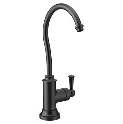 Moen Sip Traditional Cold Water Kitchen Beverage Faucet with Optional Filtration System, Matte Black by Moen