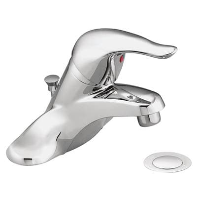 Moen Chateau One-Handle Low Arc Bathroom Faucet, Chrome by Moen