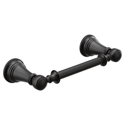 Moen Matte Black Pivoting Paper Holder by Moen