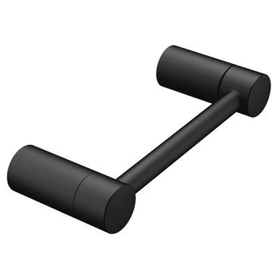 Moen Matte Black Pivoting Paper Holder by Moen